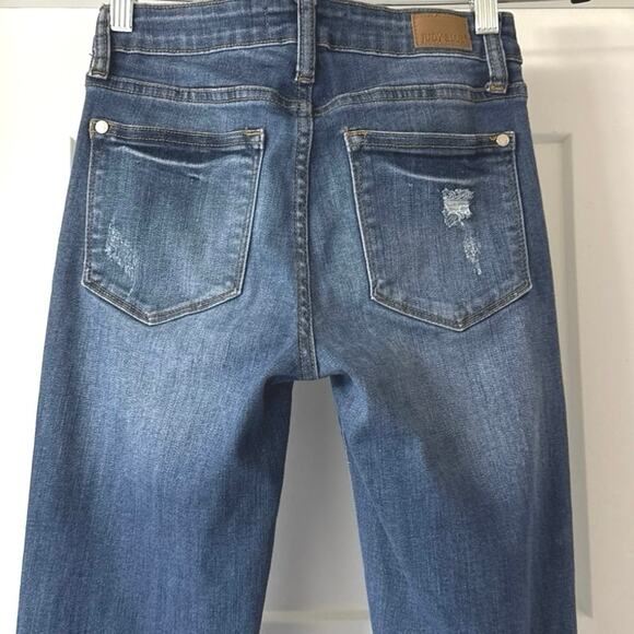 Judy Blue Joshua Straight Leg Jeans Cuffed/Uncuffed Sz 25 Dk Wash JB8277DK *EUC - Picture 11 of 14
